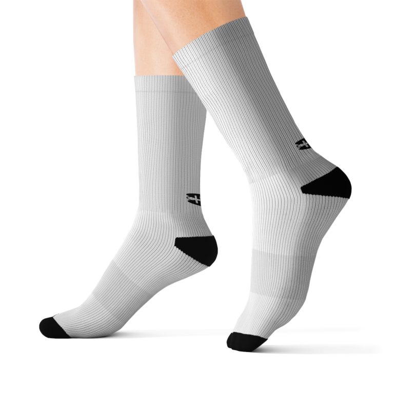 Chaussettes unisexe - Blanches et noires
