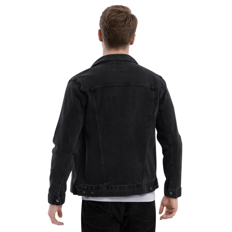 Essentials - Veste denim unisexe - Jean Noir