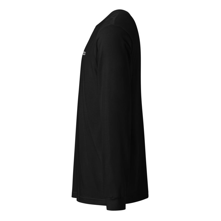 Basic - Noir/Blanc - T-shirt Unisexe à Manches Longues