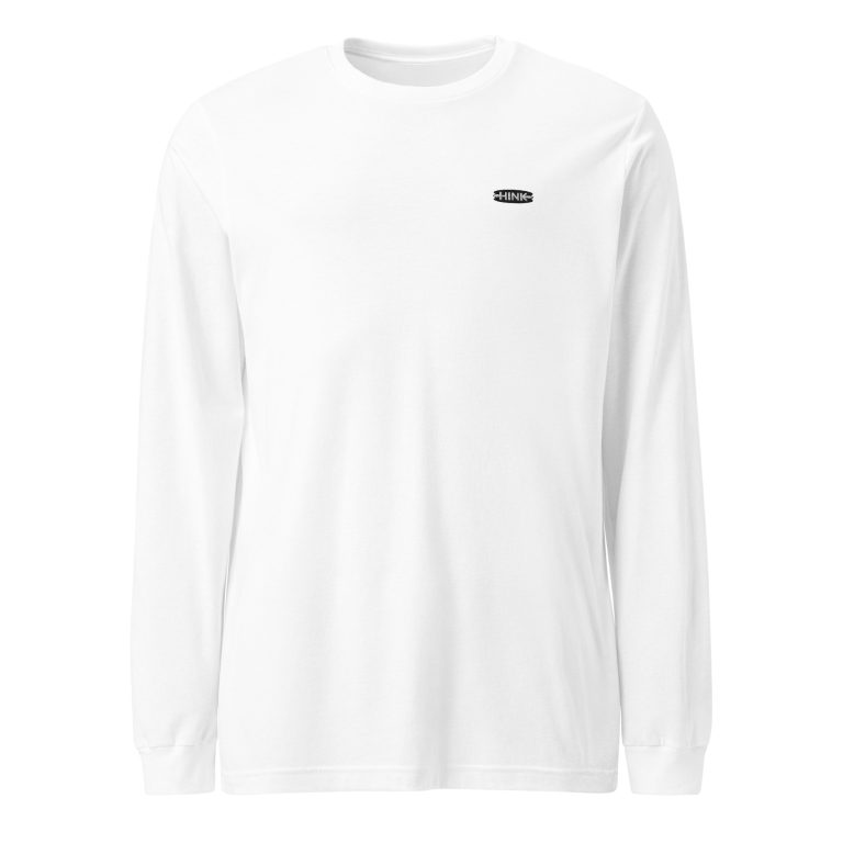 Basic - Noir/Blanc - T-shirt Unisexe à Manches Longues