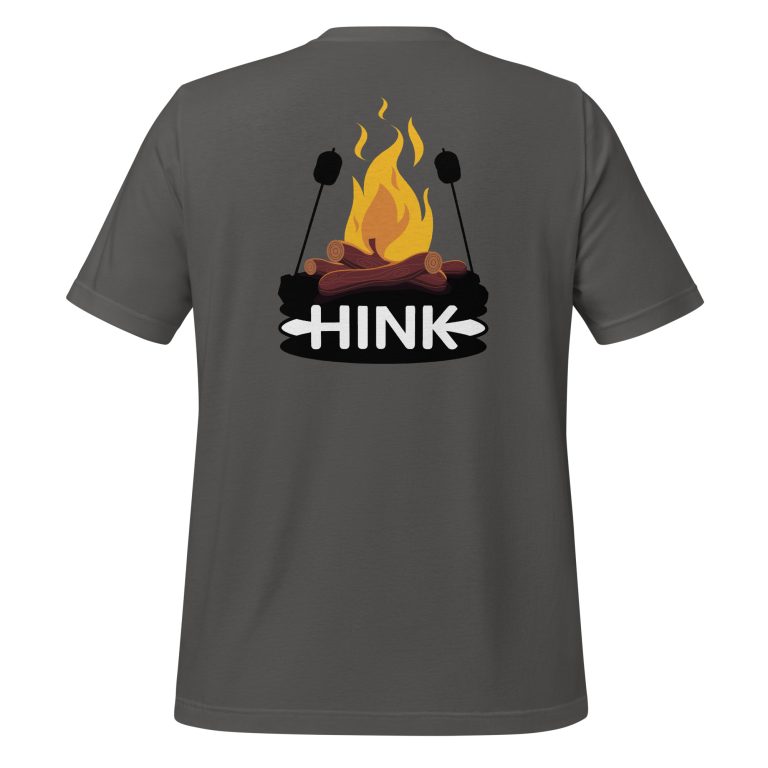 T-shirt feu de bois unisexe