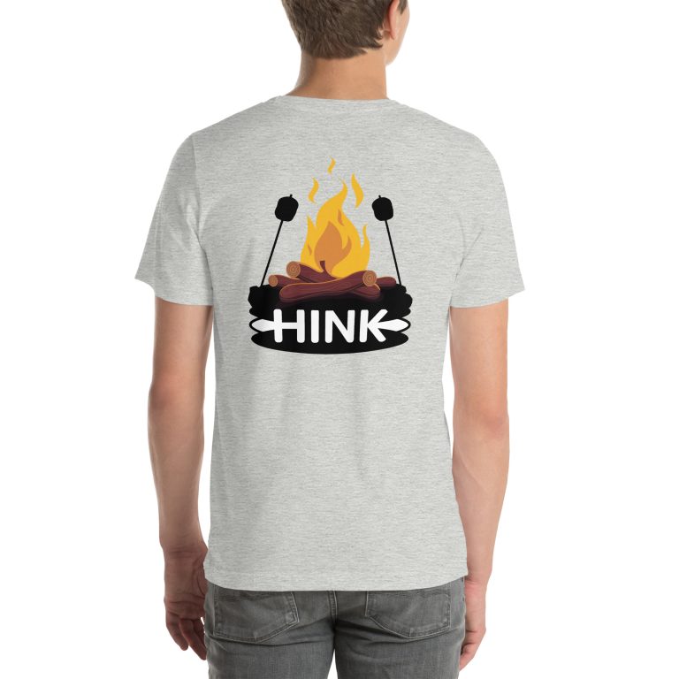 T-shirt feu de bois unisexe