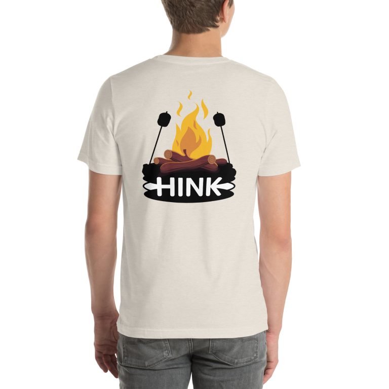 T-shirt feu de bois unisexe