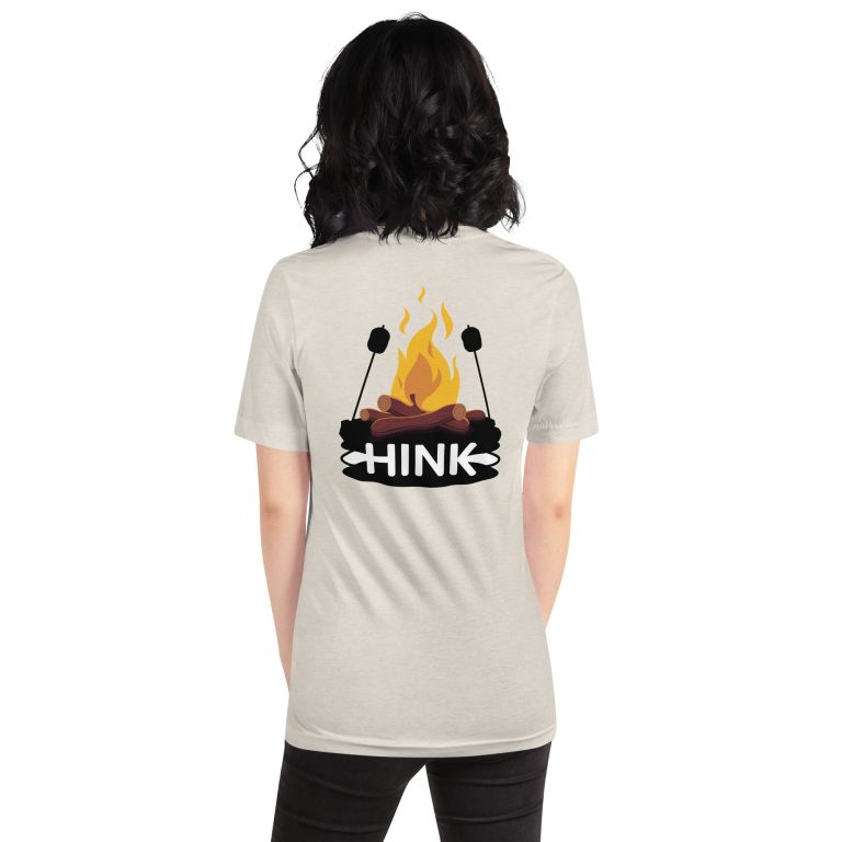 T-shirt feu de bois unisexe