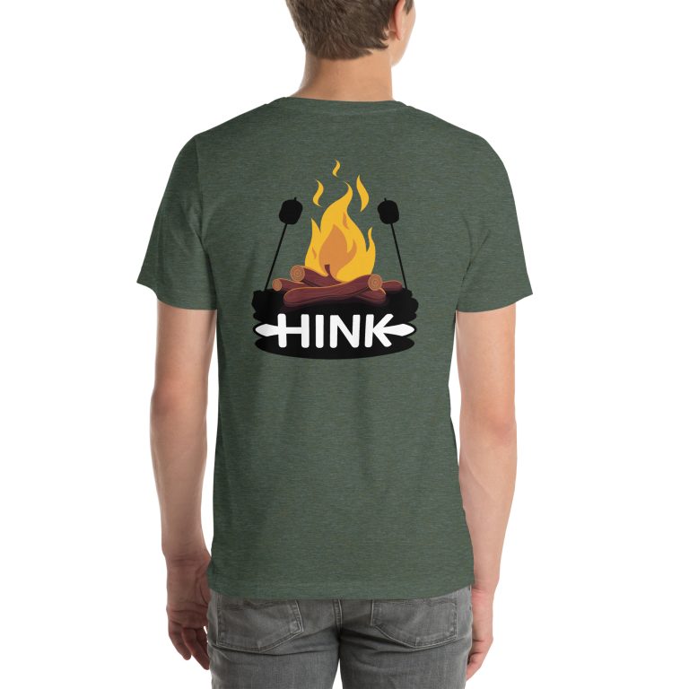 T-shirt feu de bois unisexe