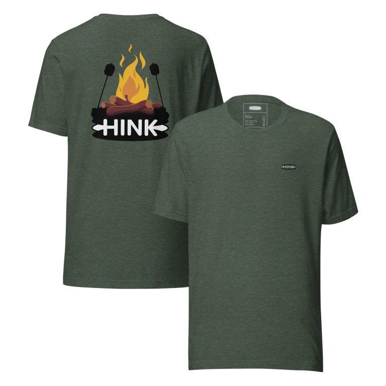 T-shirt feu de bois unisexe