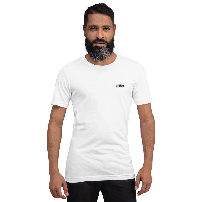 Basic - Noir/Blanc - T-shirt unisexe brodé