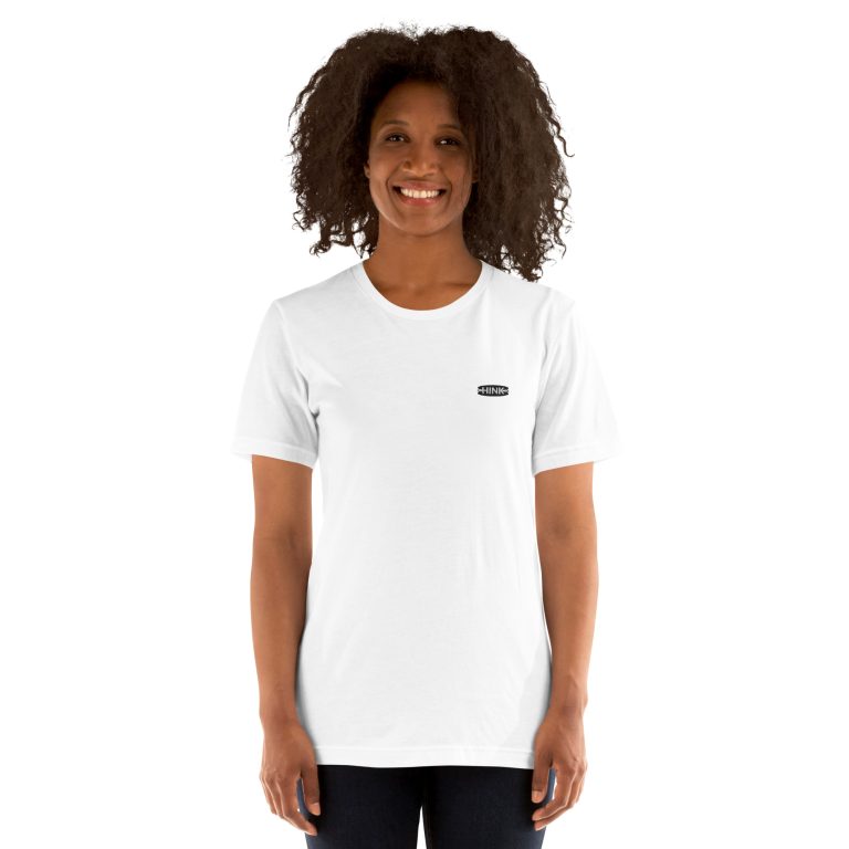 Basic - Noir/Blanc - T-shirt unisexe brodé