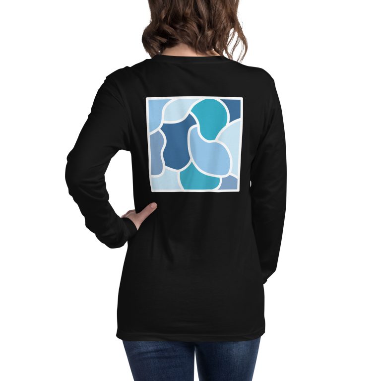 Édition 2025 - T-shirt manches longues unisexe - Nuances bleues