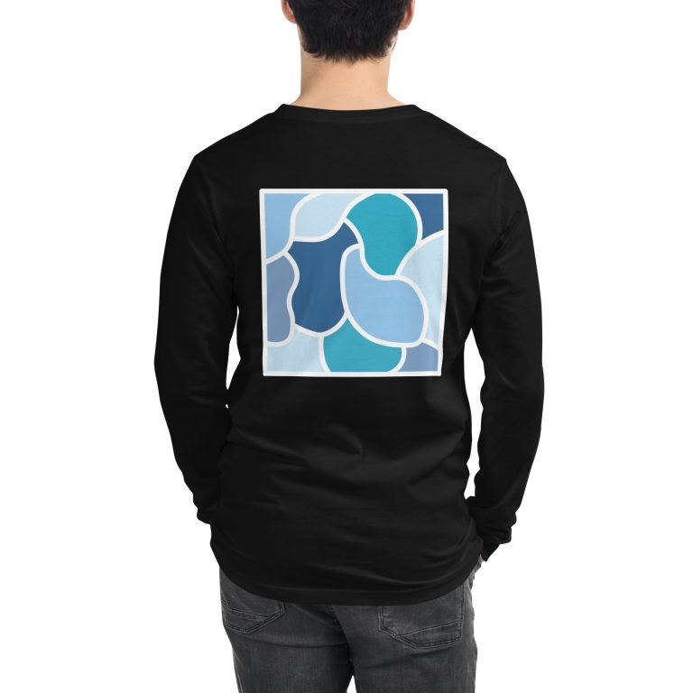 Édition 2025 - T-shirt manches longues unisexe - Nuances bleues