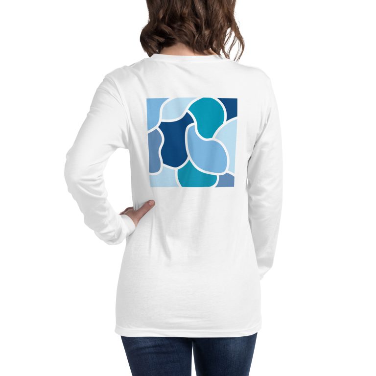 Édition 2025 - T-shirt manches longues unisexe - Nuances bleues