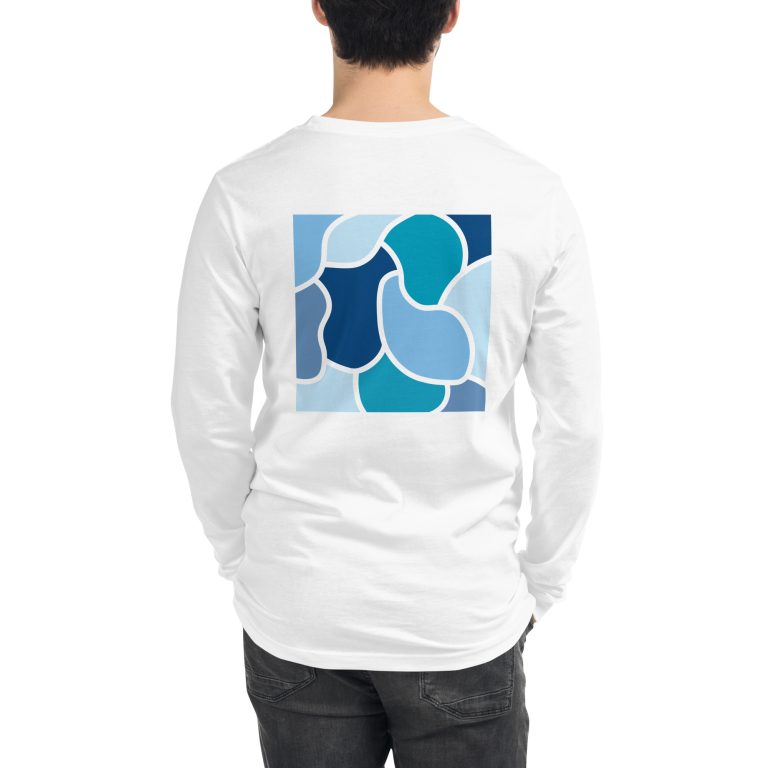 Édition 2025 - T-shirt manches longues unisexe - Nuances bleues