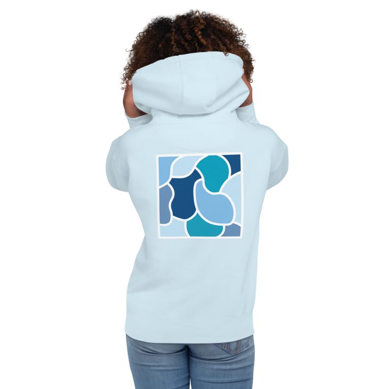 Édition 2025 - Sweat à capuche unisexe - Nuances bleues
