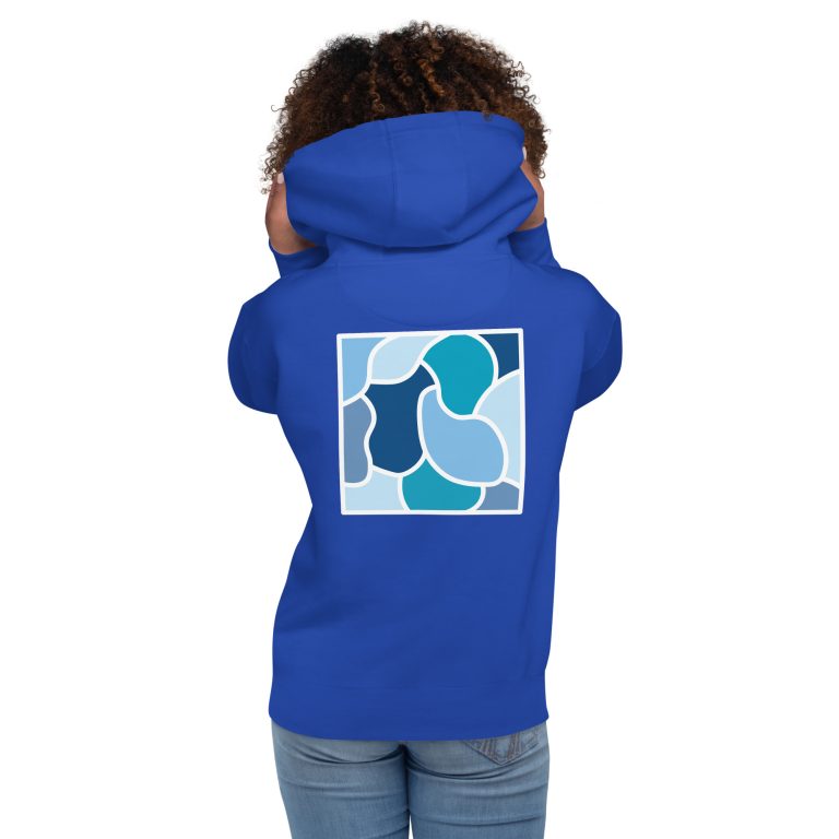 Édition 2025 - Sweat à capuche unisexe - Nuances bleues