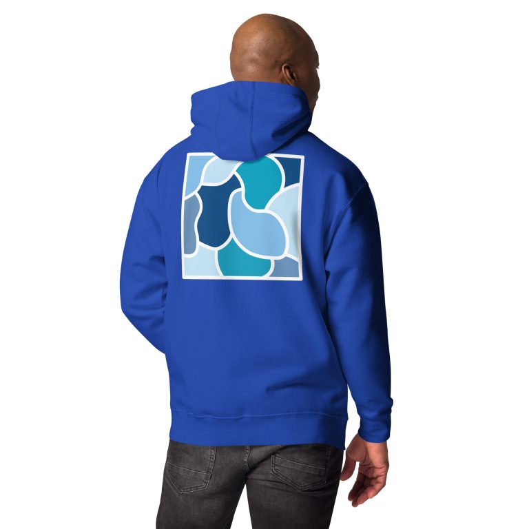 Édition 2025 - Sweat à capuche unisexe - Nuances bleues