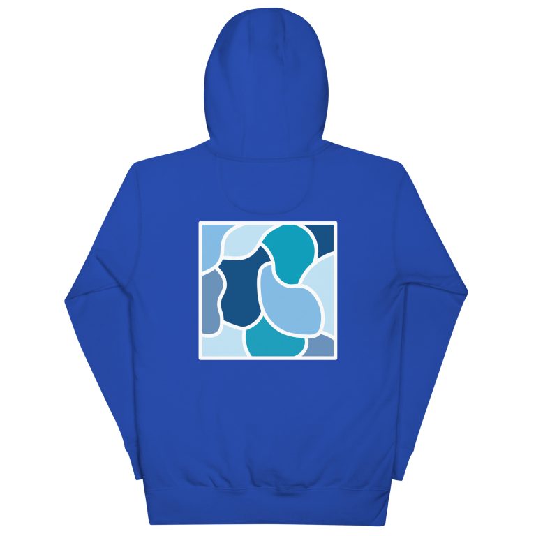 Édition 2025 - Sweat à capuche unisexe - Nuances bleues